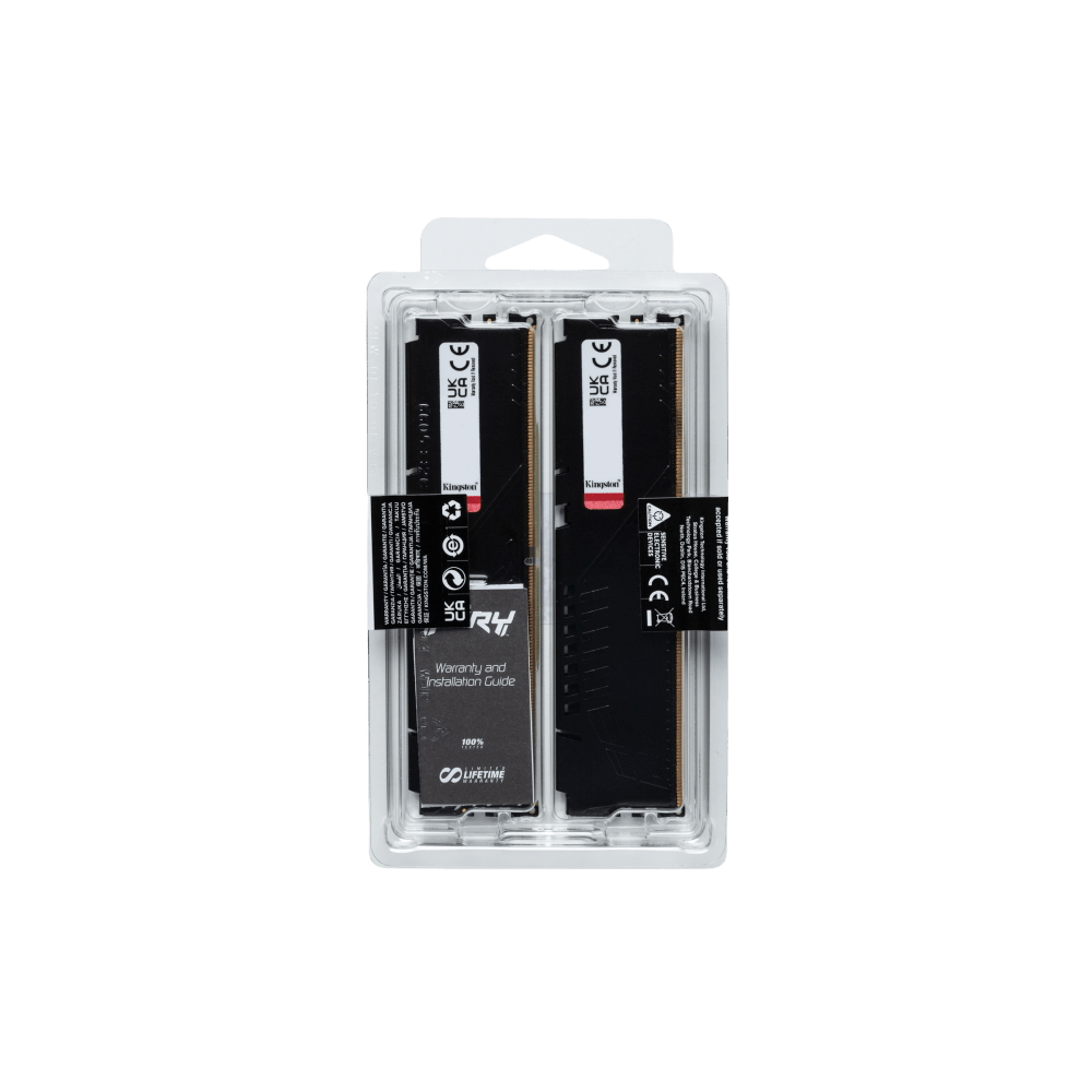 Kingston Fury Beast 32GB (16GBx2) DDR5 5200MHz Desktop Memory - Vektra Computers LLC Kingston Fury Beast 32GB (16GBx2) DDR5 5200MHz Desktop Memory - Vektra Computers LLC